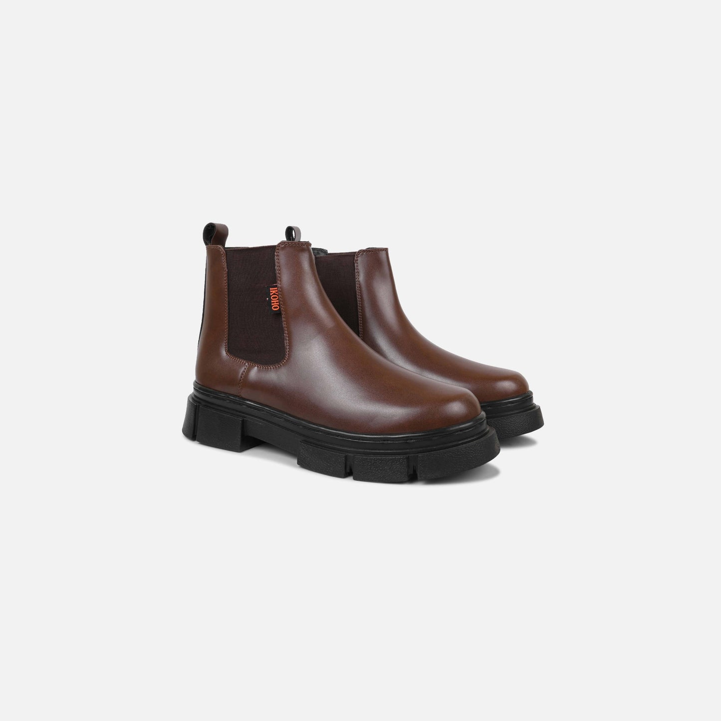 IKOHO CHELSEA BOOTS (BROWN)