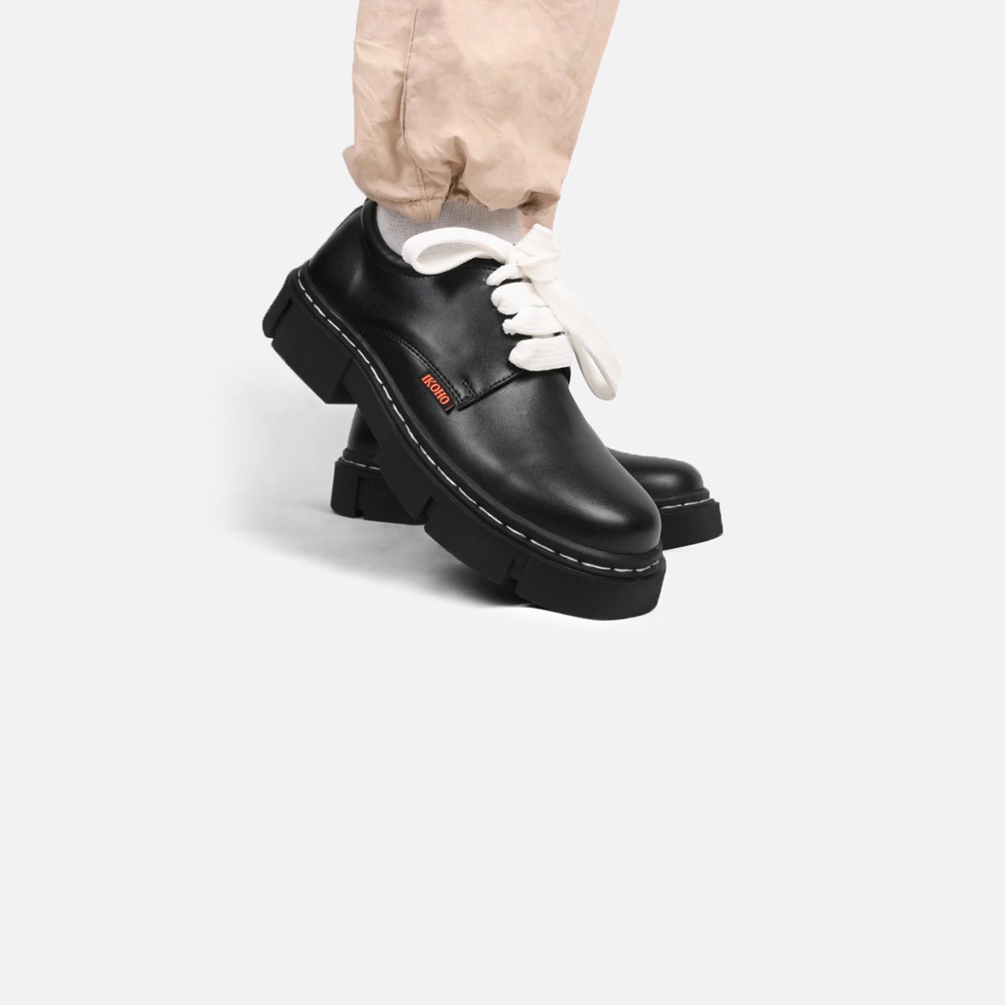 Ikoho Stitch Derby Shoes