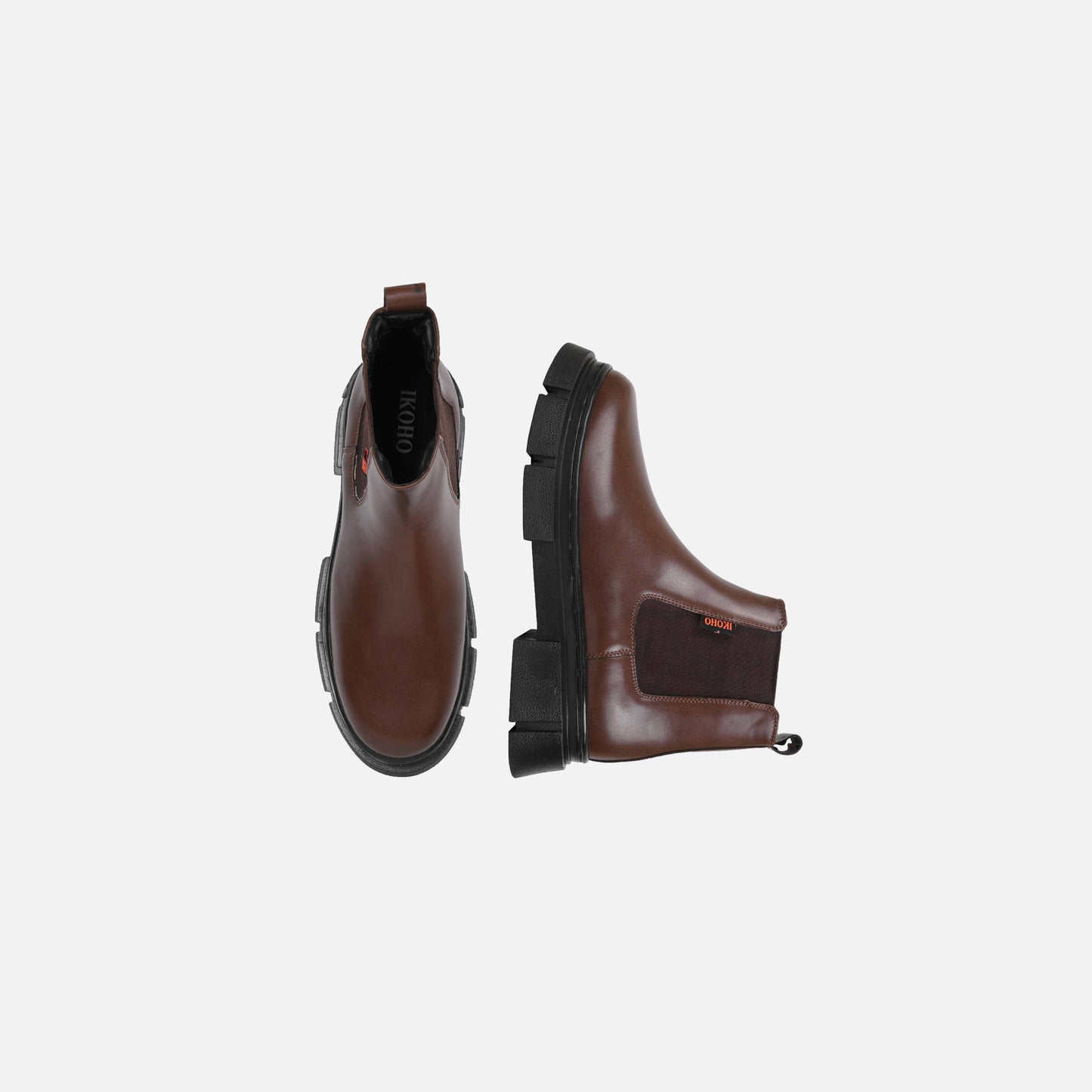 IKOHO CHELSEA BOOTS (BROWN)