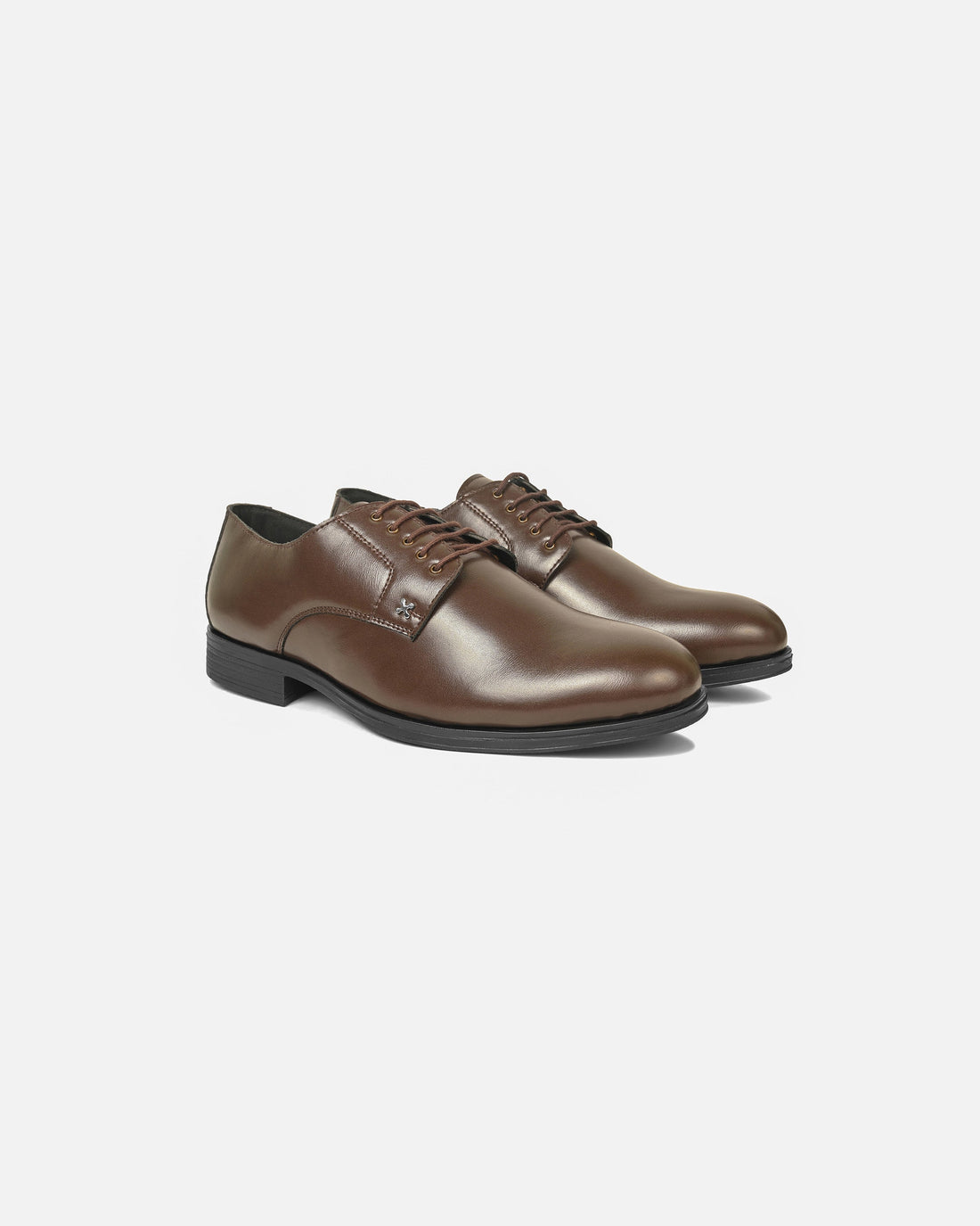 ORANGE EYE DERBY SHOES BROWN