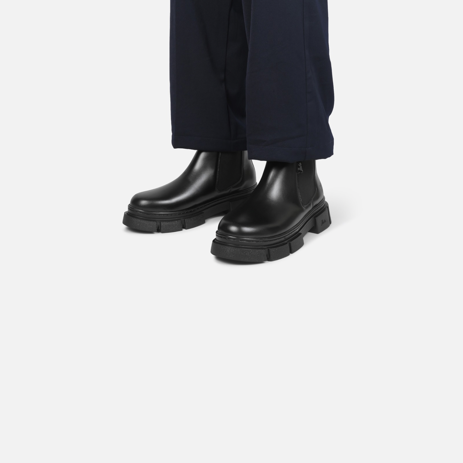 Buy Chunky Chelsea Derby Leather Boots Men's Chunky Boots