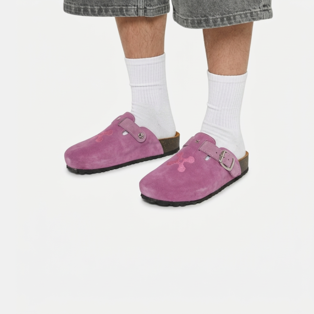 CLAY PINK MULES