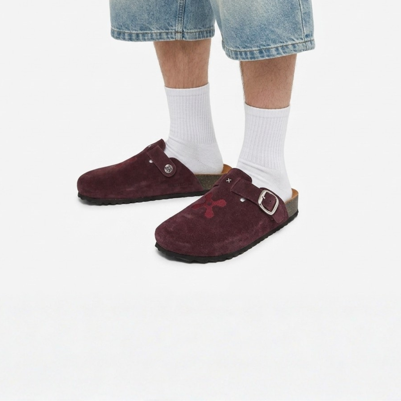 BURNT CHERRY MULES