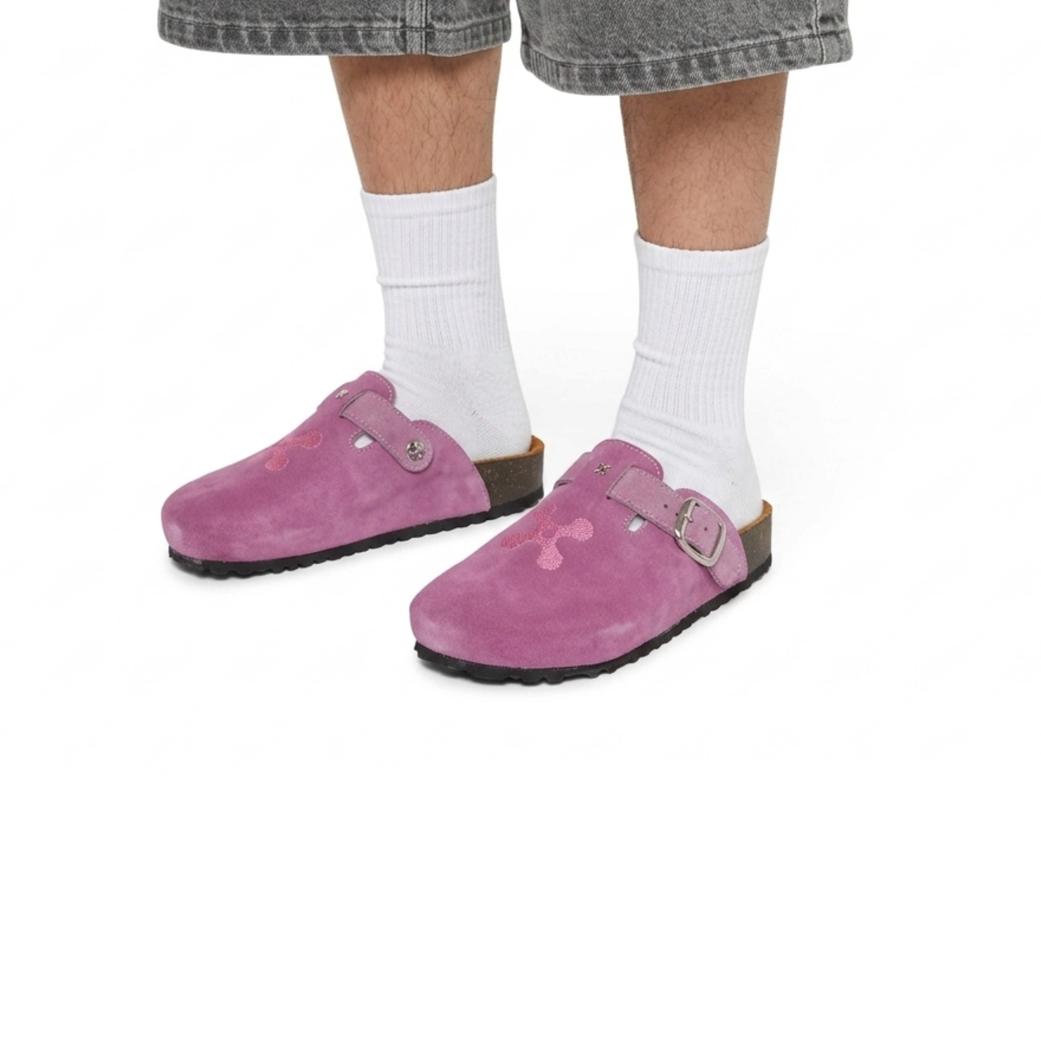 CLAY PINK MULES