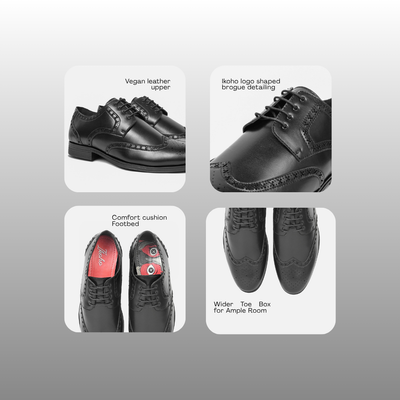 ORANGE EYE DERBY SHOES BROGUE