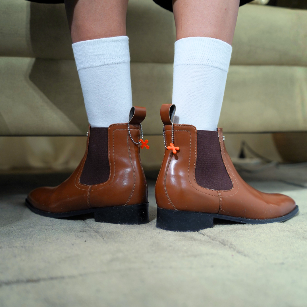 TAK-TAK-TAK CUBAN BOOTS TAN