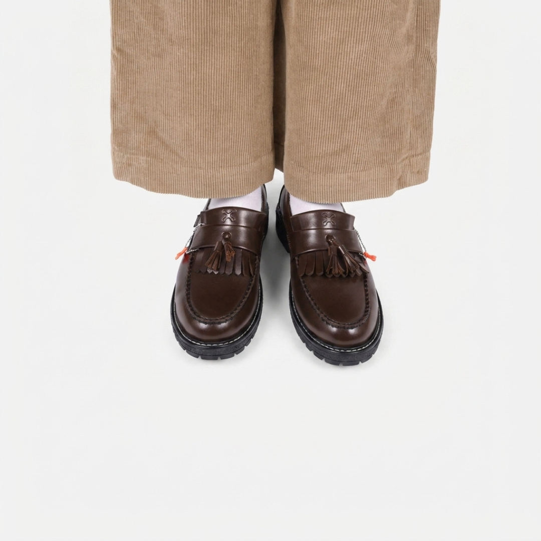 GRADUATION TASSEL LOAFERS BROWN