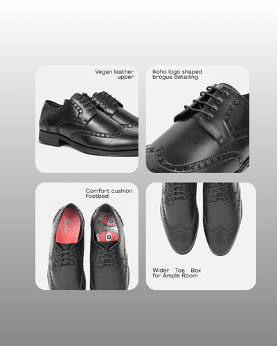 ORANGE EYE DERBY SHOES BROGUE