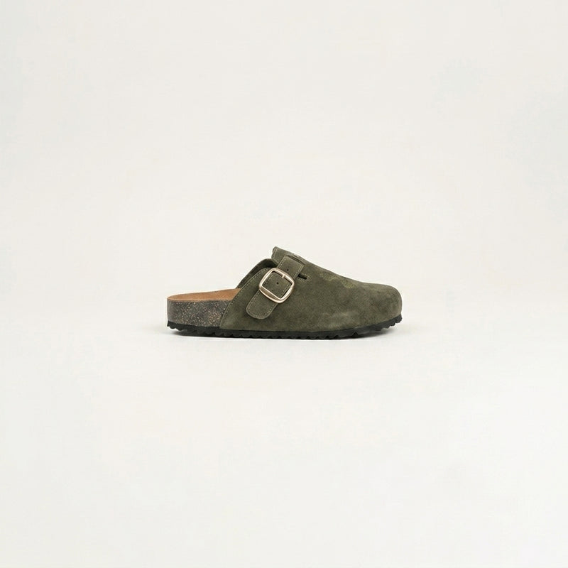 OLIVE GREEN MULES