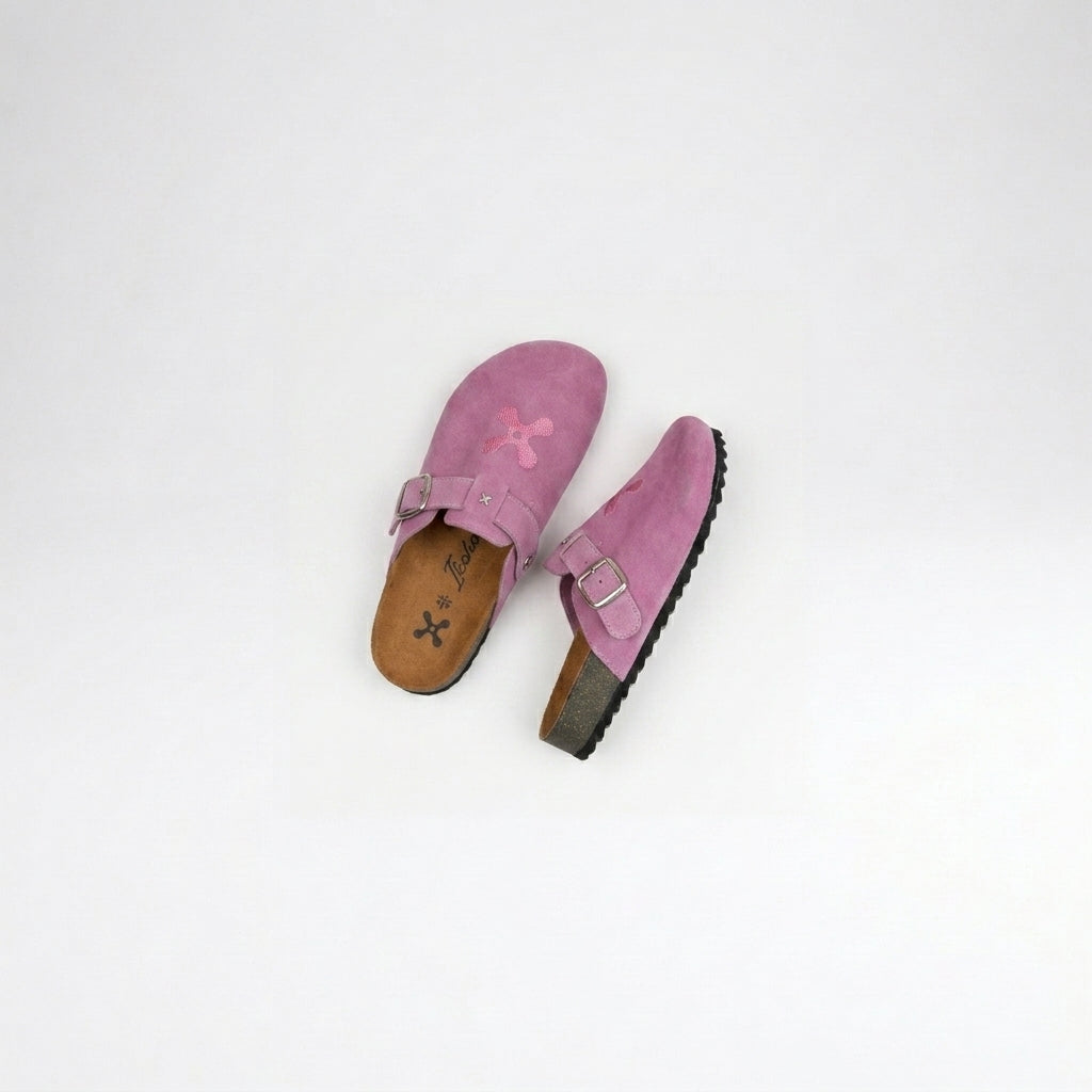 CLAY PINK MULES