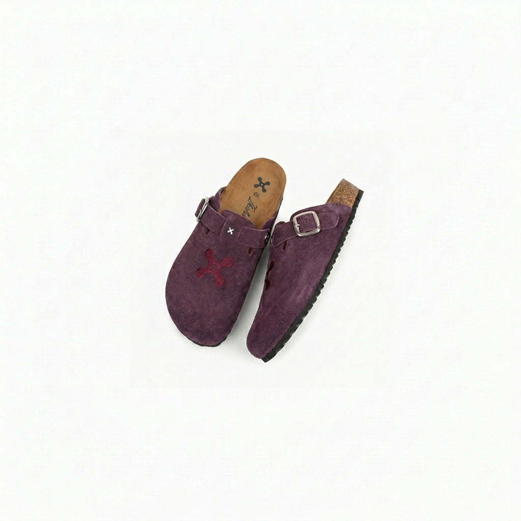 BURNT CHERRY MULES