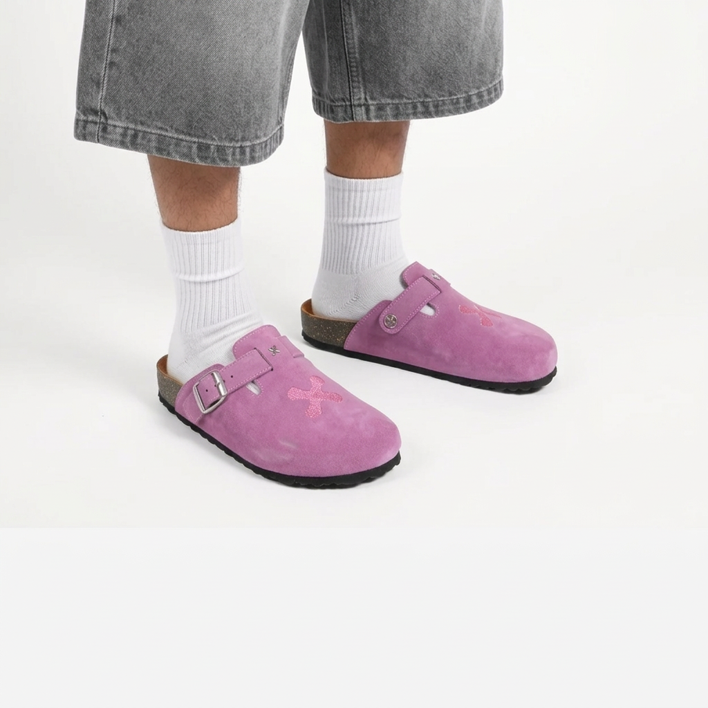 CLAY PINK MULES