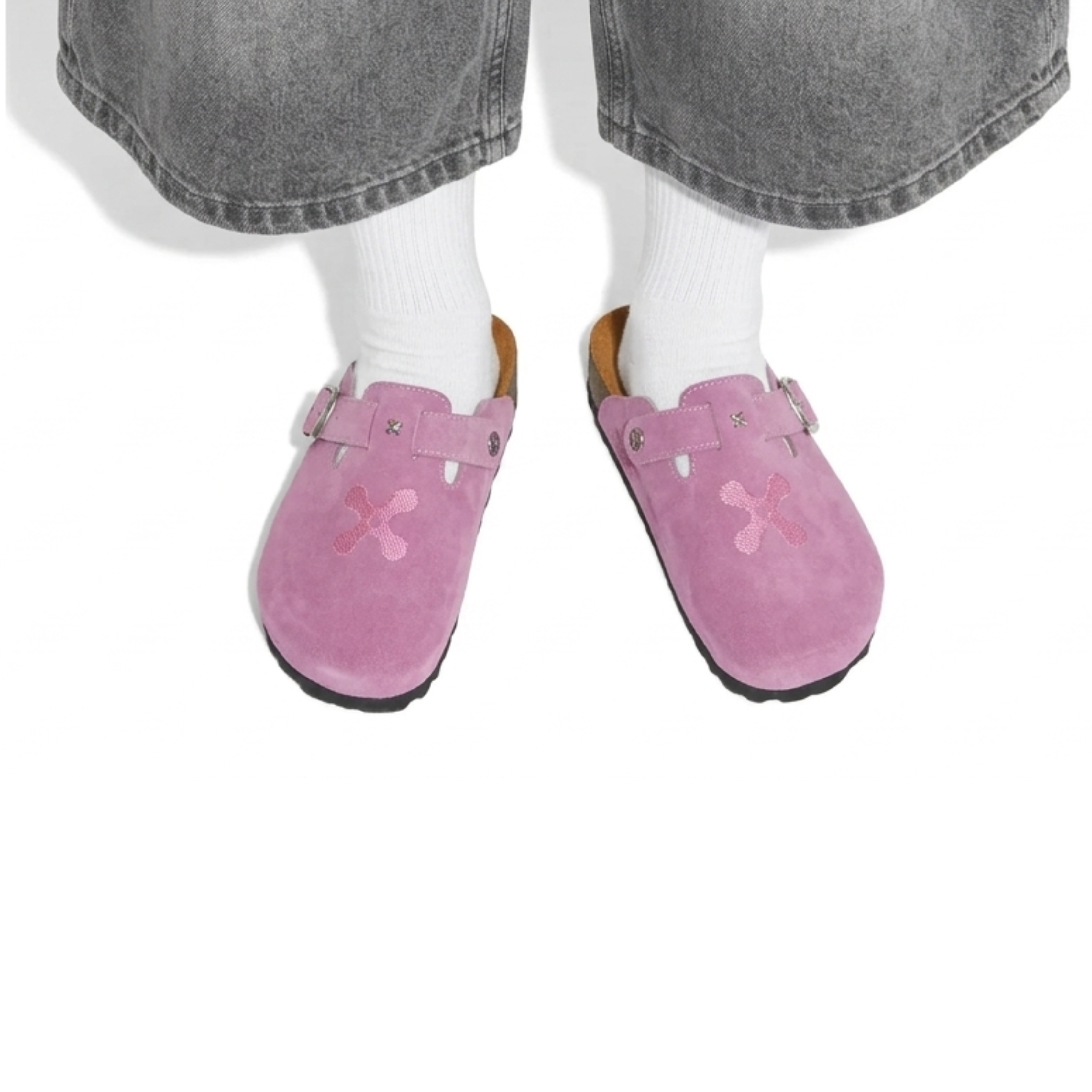 CLAY PINK MULES