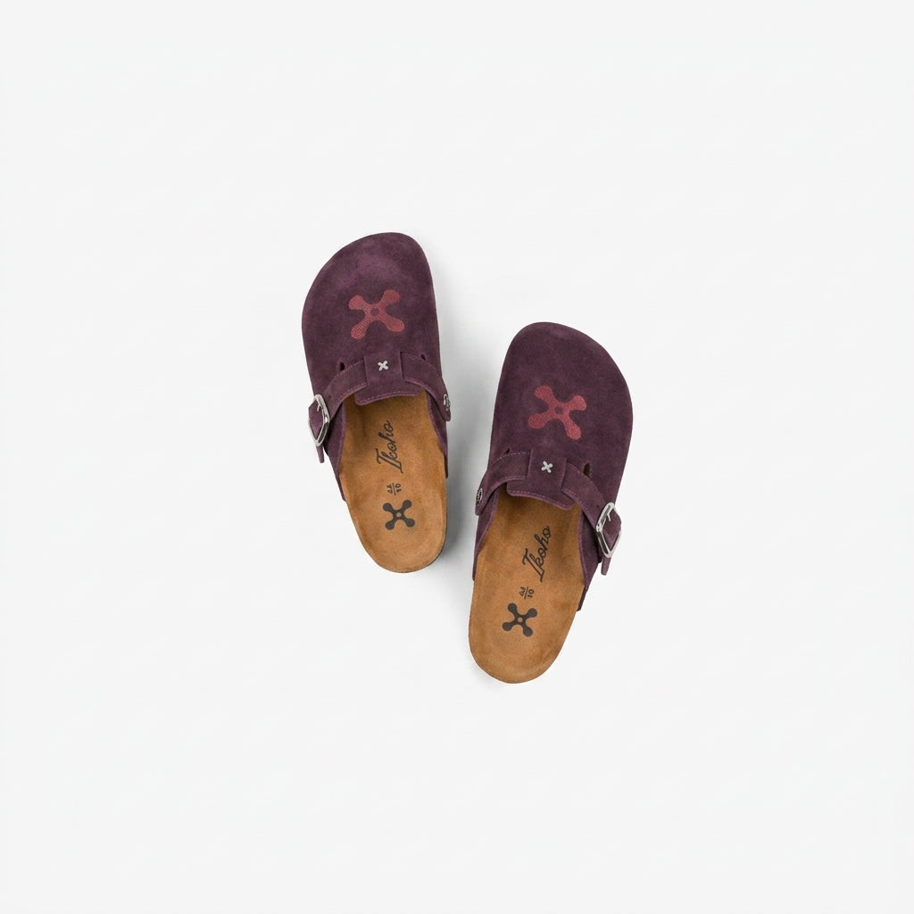 BURNT CHERRY MULES