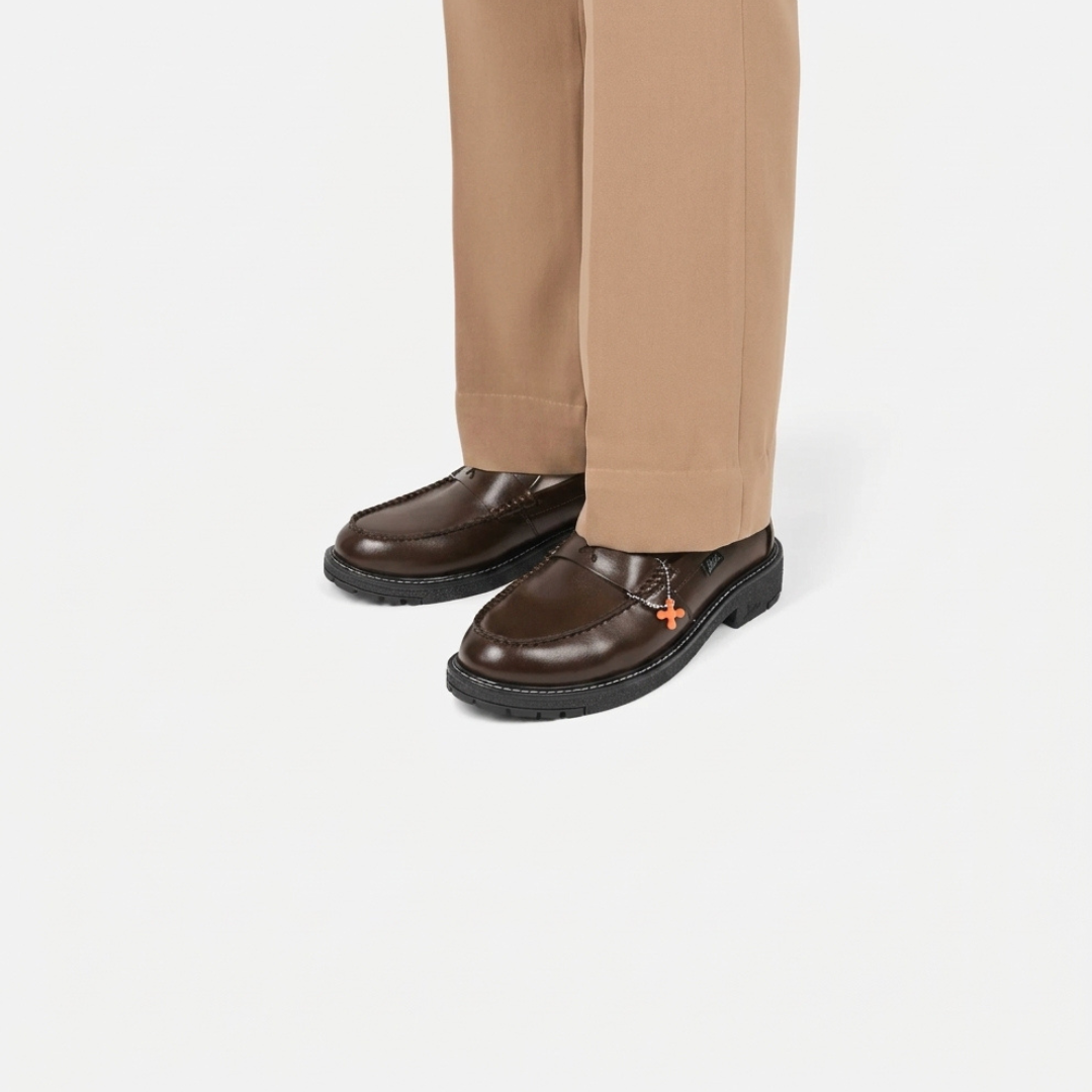 KAIZEN PENNY LOAFERS BROWN