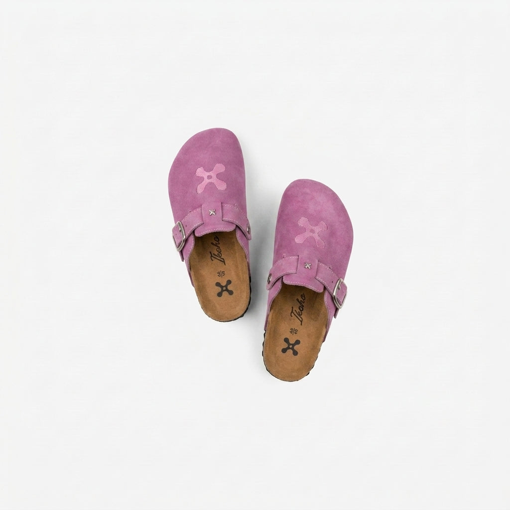 CLAY PINK MULES