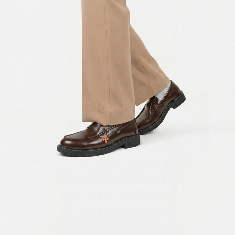 KAIZEN PENNY LOAFERS BROWN