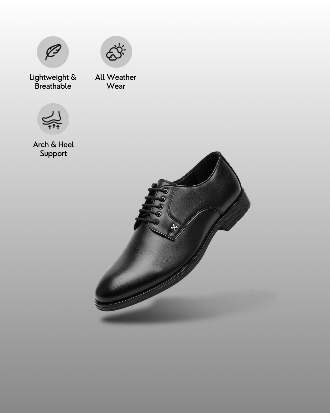 ORANGE EYE DERBY SHOES