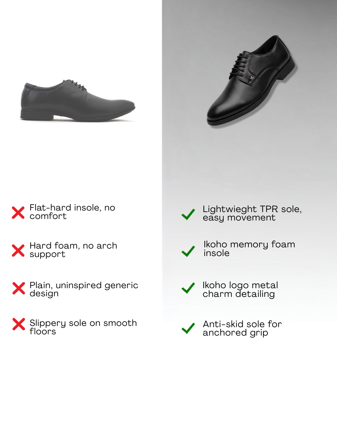 ORANGE EYE DERBY SHOES
