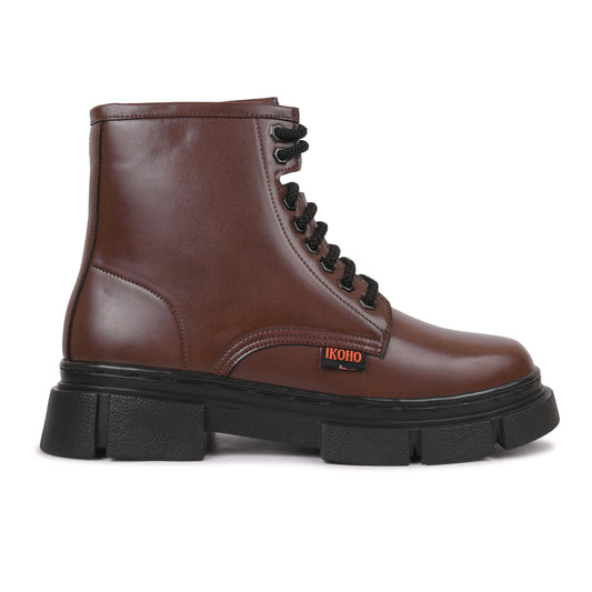 IKOHO 8 MM COMBAT BOOTS (BROWN)