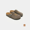 TAUPE SHADOW MULES
