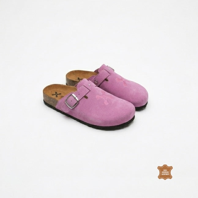 CLAY PINK MULES