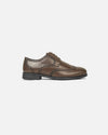 ORANGE EYE DERBY SHOES BROGUE BROWN