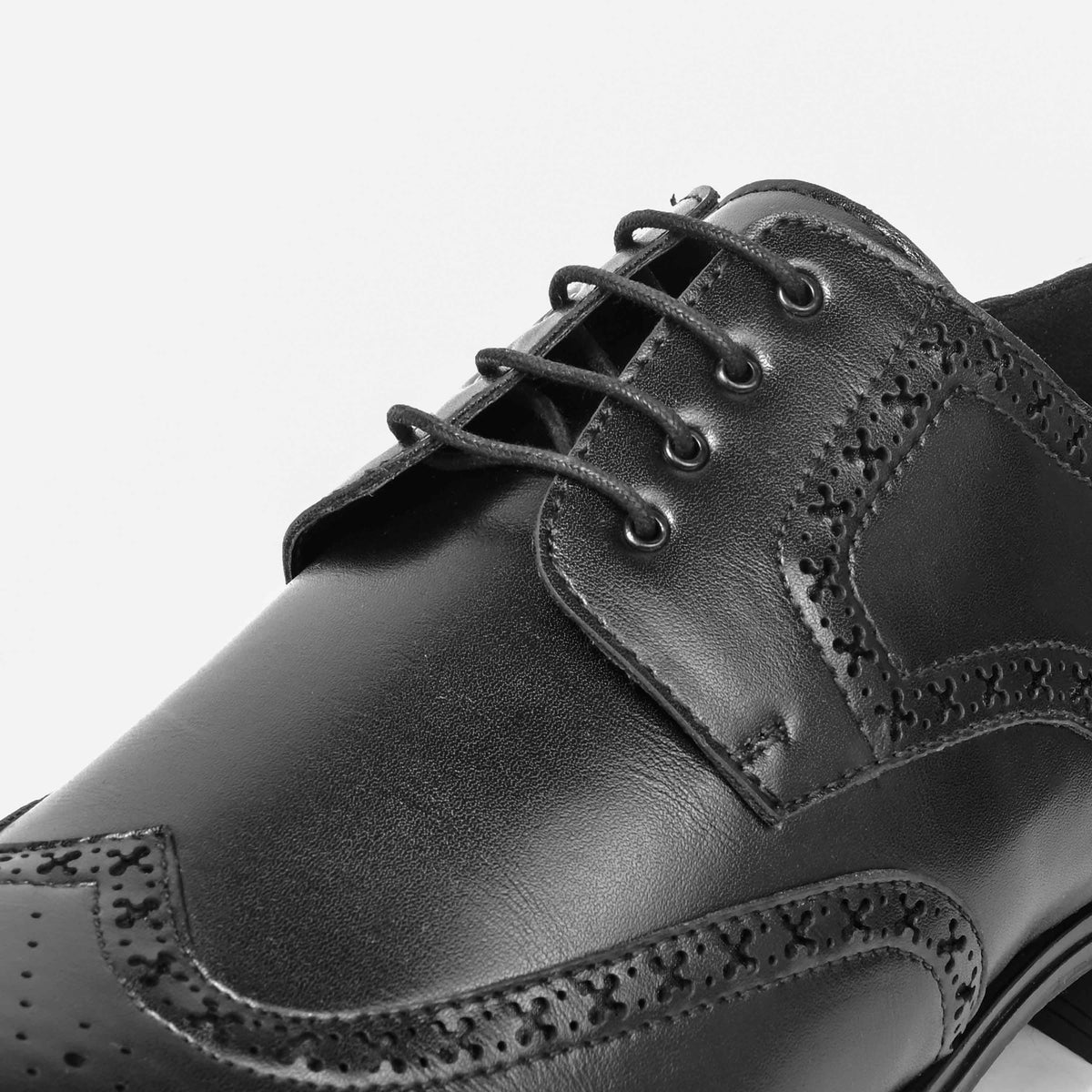 ORANGE EYE DERBY SHOES BROGUE