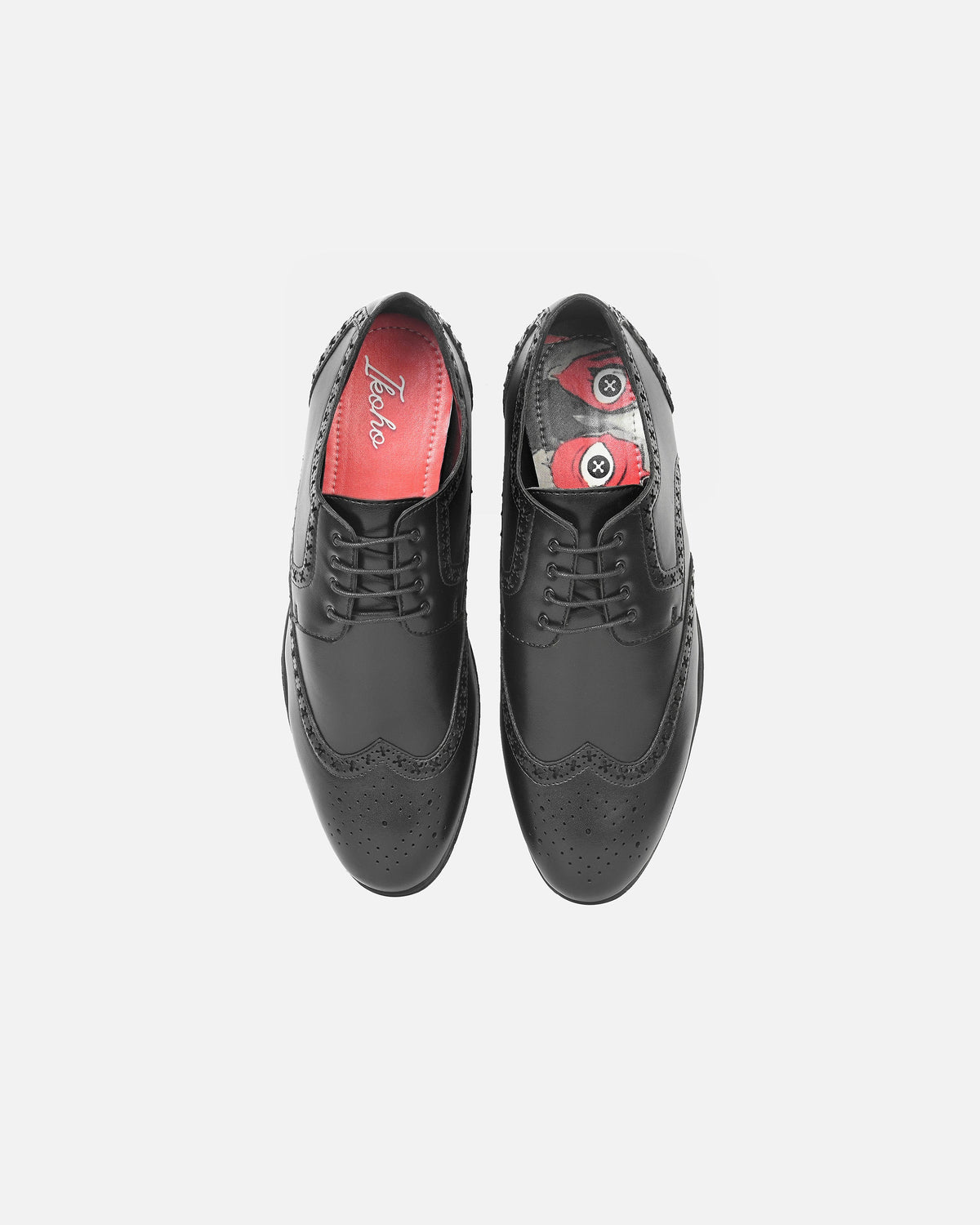 ORANGE EYE DERBY SHOES BROGUE