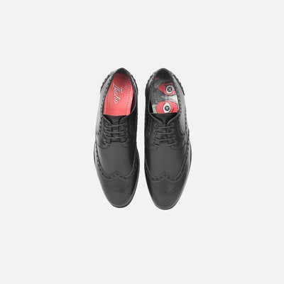 ORANGE EYE DERBY SHOES BROGUE